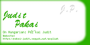 judit pakai business card